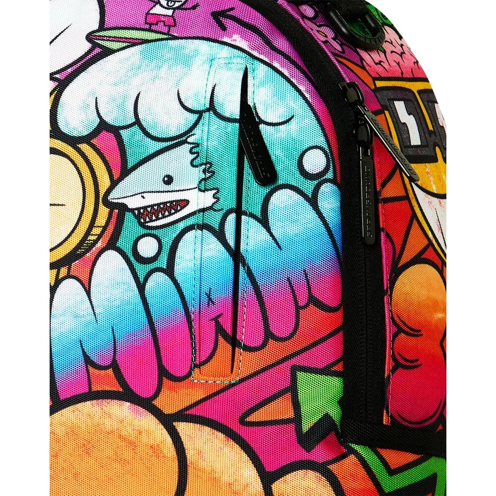 Sprayground Timewave Backpack Unisex Multi Laptop Sleeve Top Handle Bag GBS235